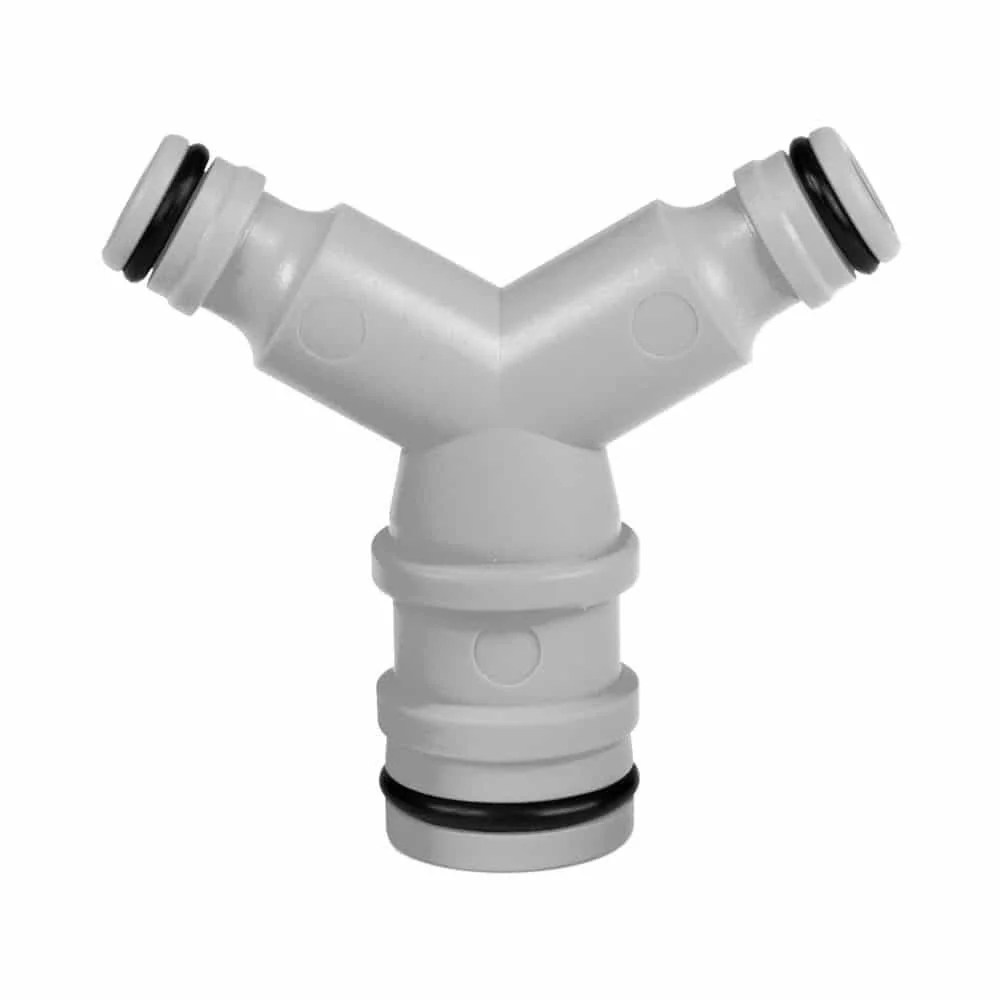 Raccord 3 Voies Universel pour Tuyau d'Arrosage 3/4 et 1 Pouce