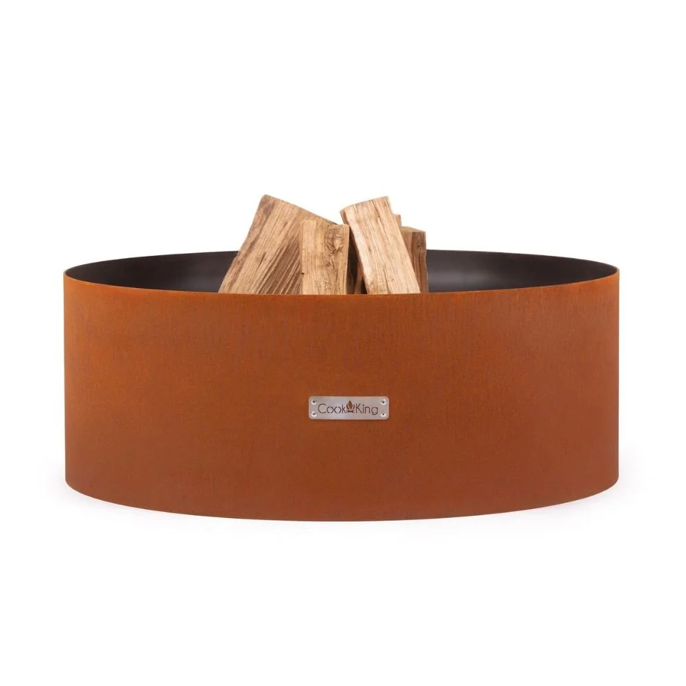 "Brasero de jardin en acier Corten 80 cm image"