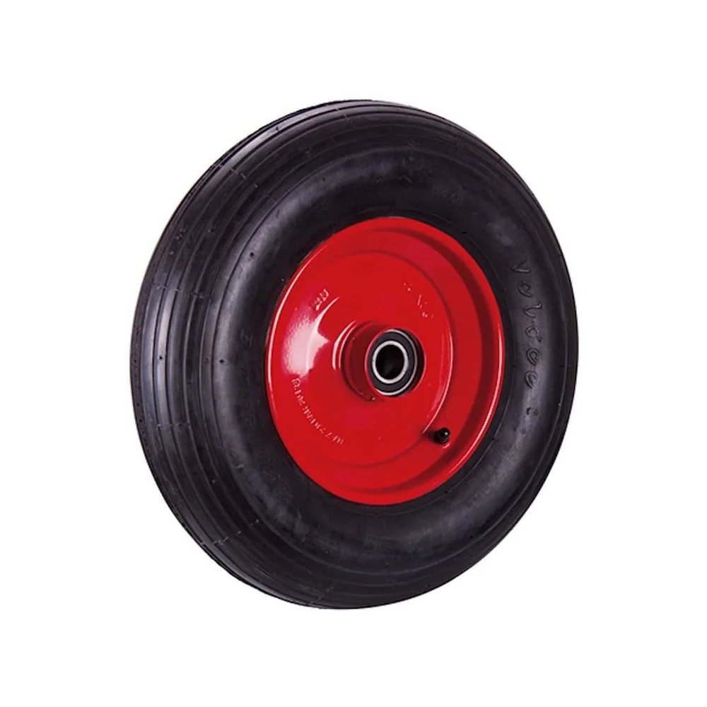 "Roue Gonflable 400x100 mm pour Chariot, Axe 25mm image"