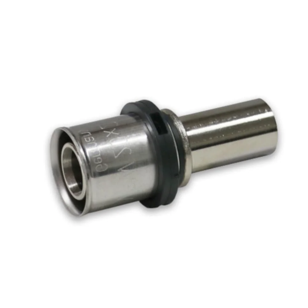 "Raccord Pressfitting Cuivre 32mm, Transition Eau Potable, Laiton Nickelé image"