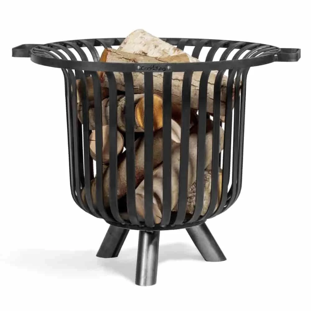 "Brasero de Jardin VERONA en Acier, Foyer Extérieur 60cm image"