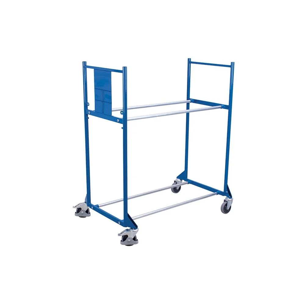 "Chariot à pneus 300 kg avec 2 étages pneumatiques en caoutchouc thermoplastique 1205 x 780 x 1430 mm image"