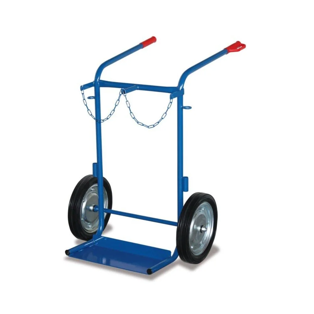 "Chariot Porte-Bouteilles de Gaz 200 kg, Diable Bouteille Gaz Professionnel image"