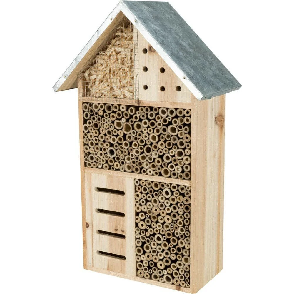 "Hôtel à Insectes en Bois: Refuge Naturel pour Votre Jardin image"