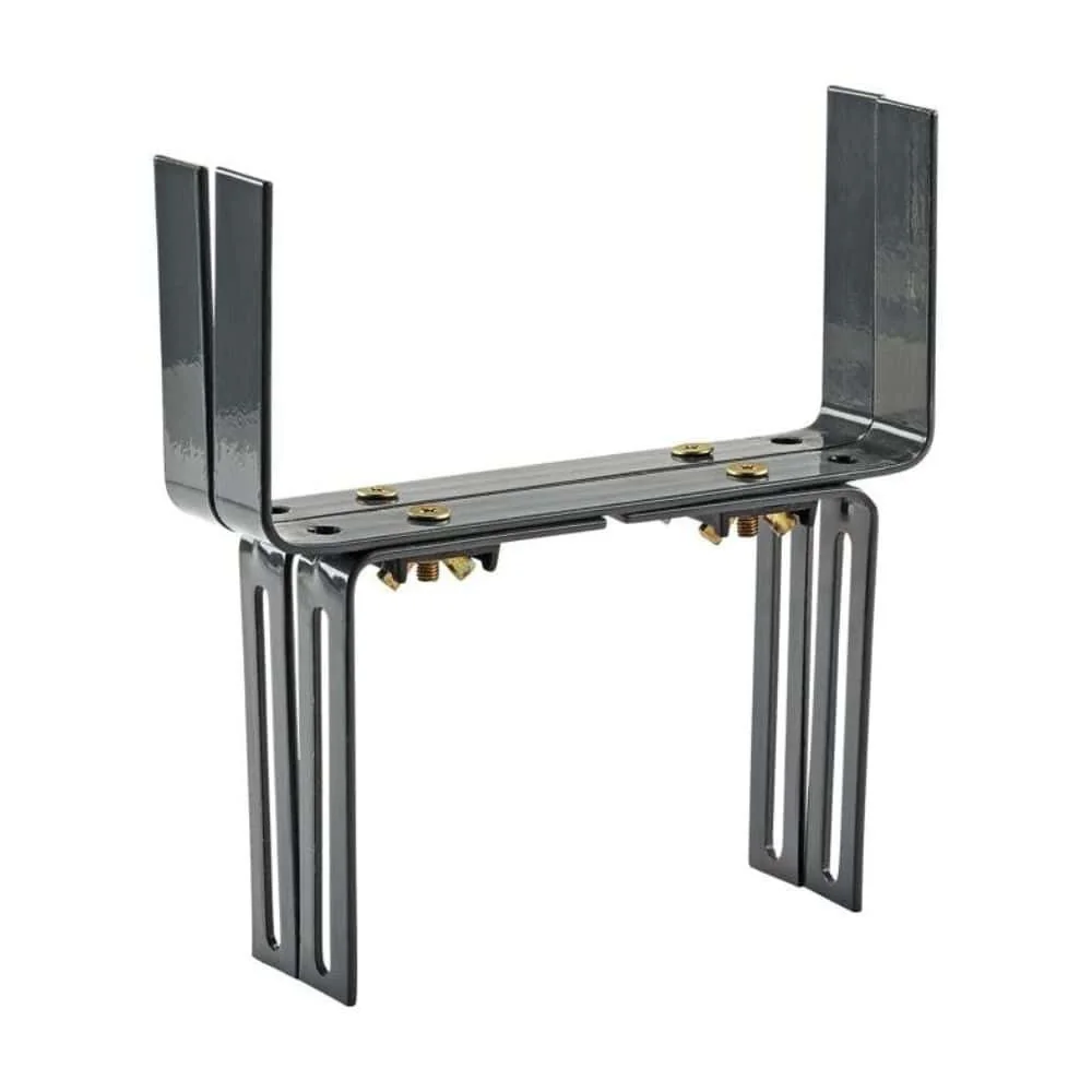 "Support Jardinière Balcon Anthracite, Type H, Réglable image"