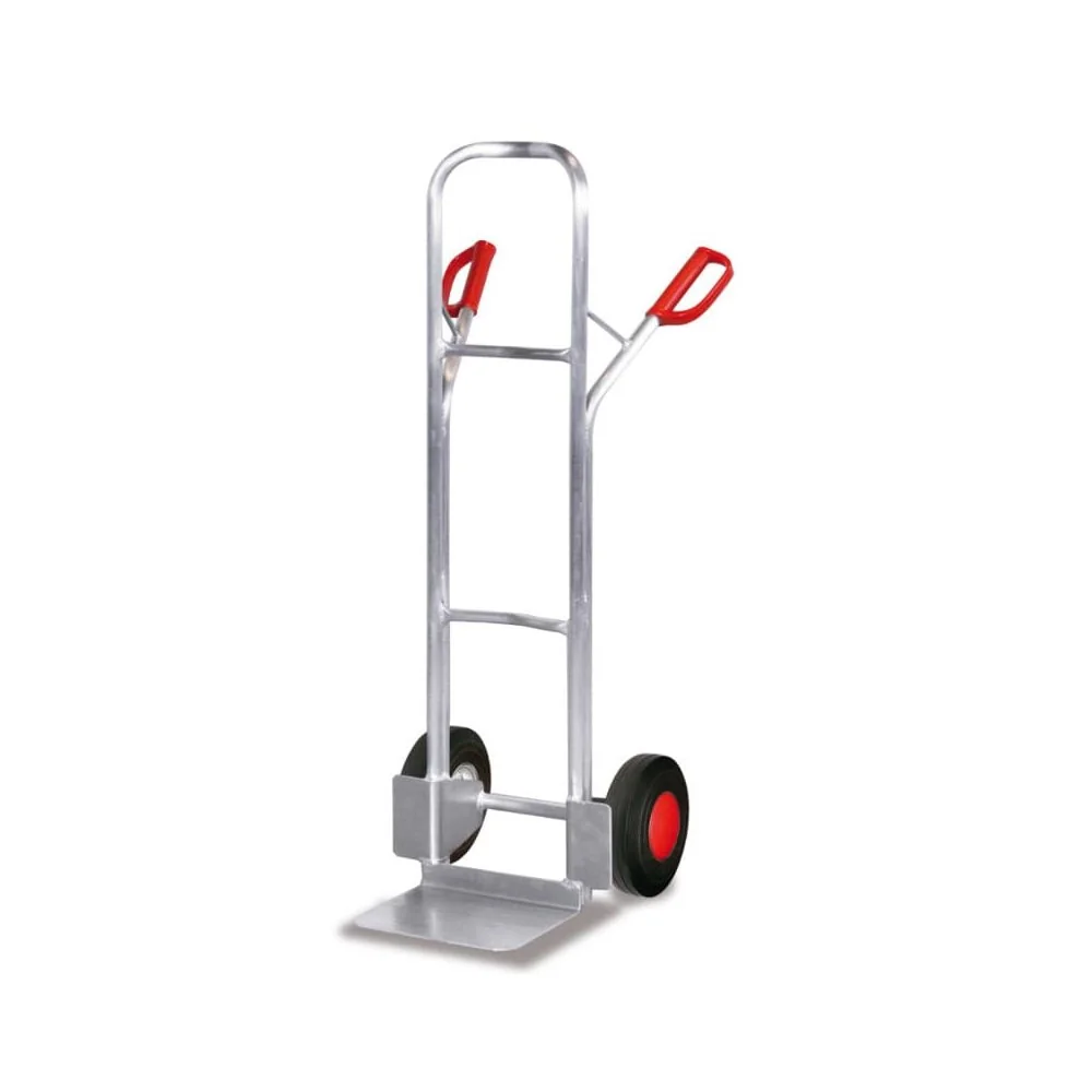 "Diable de manutention aluminium 200 kg, roues pleines image"