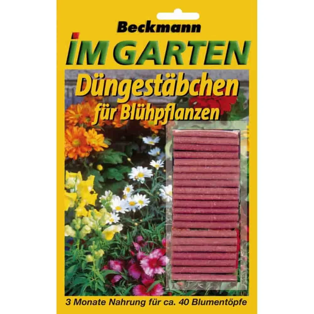 Bâtonnets d'Engrais Plantes Fleuries, 40 Pièces, NPK 14+7+8, Action Longue Durée