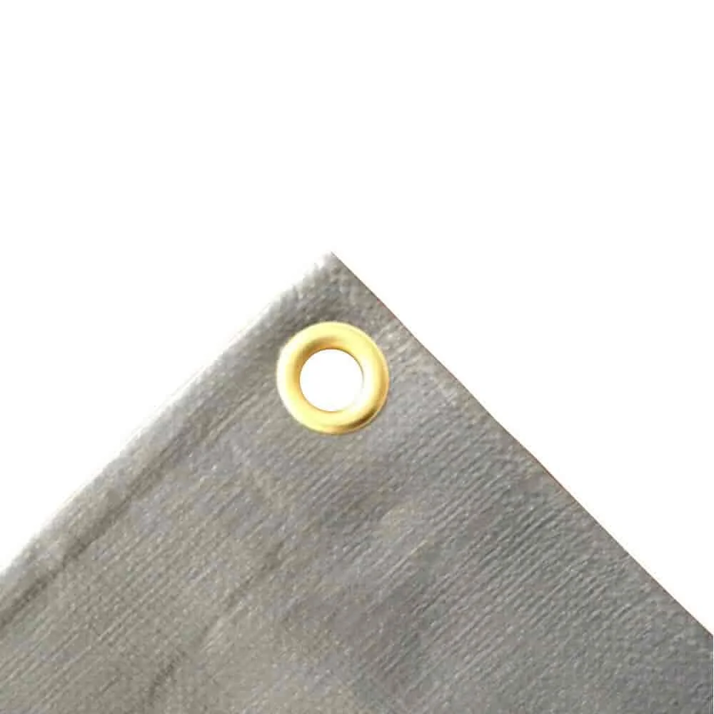 "Bâche de Protection 4x8m Grise 280g/m² (32m²) - Étanche et Résistante image"