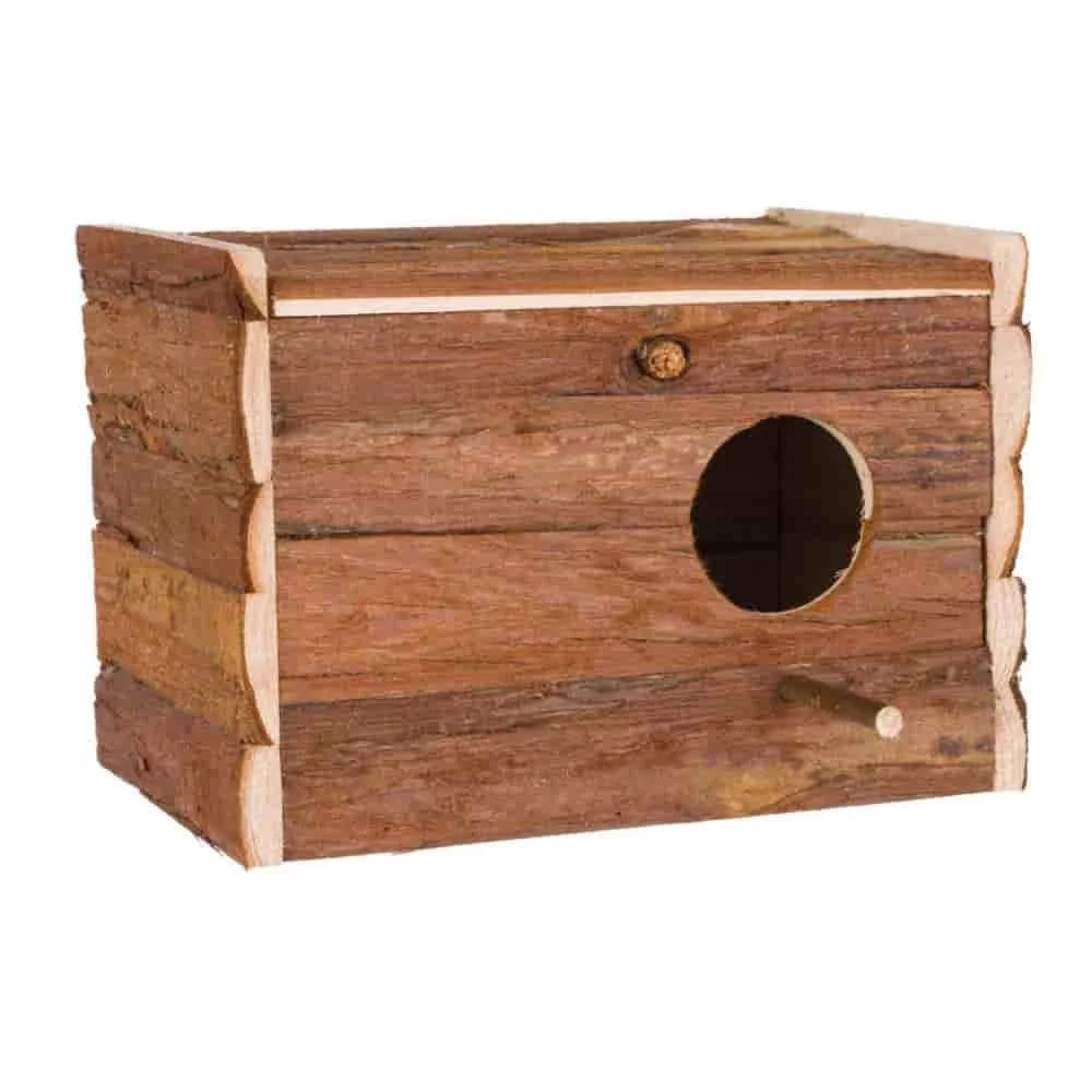 "Nichoir en bois, nichoir pour oiseaux de jardin, 30x20x20 cm image"