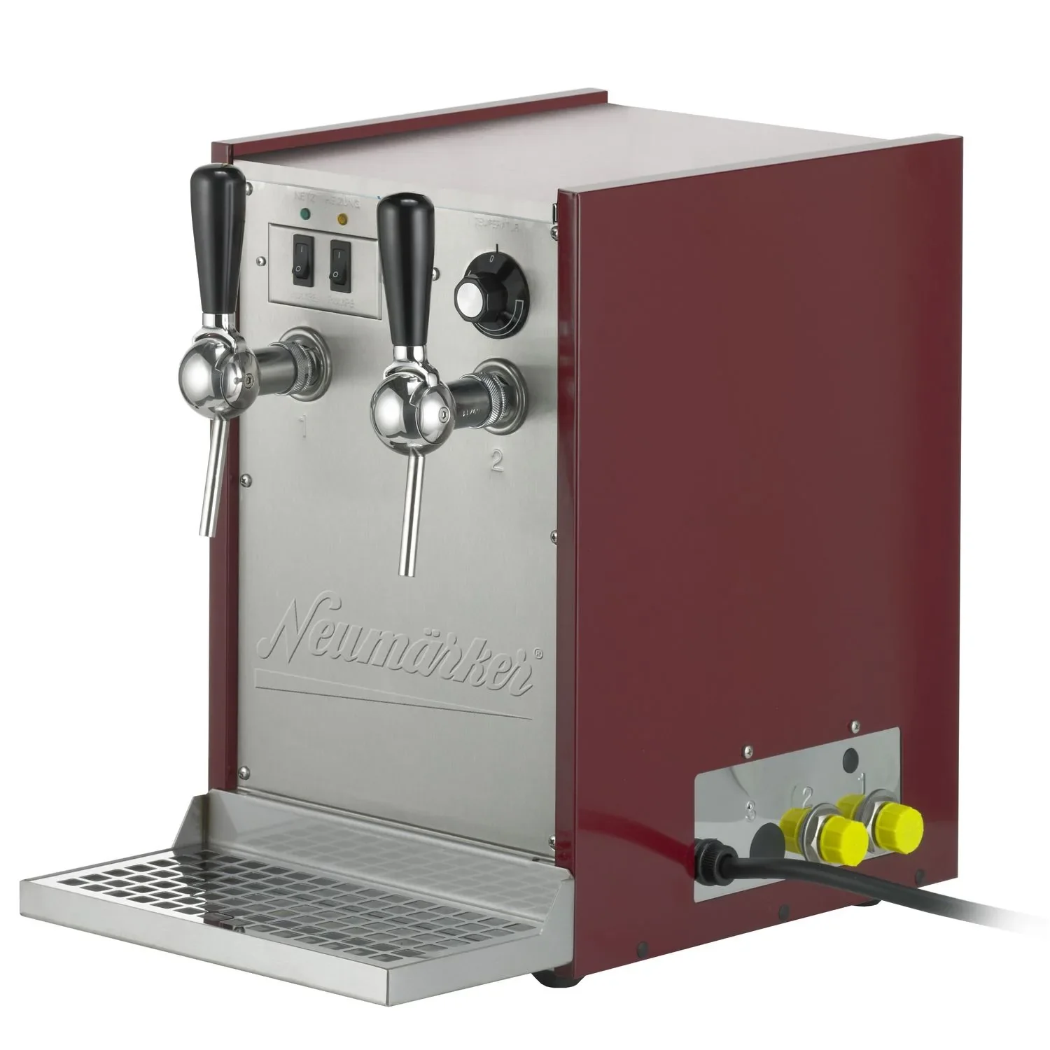 "Marmite à vin chaud, Distributeur boisson chaude - 100L/heure | 2 robinets | Régulateur 35°-85°C | Pompe intégrée image"