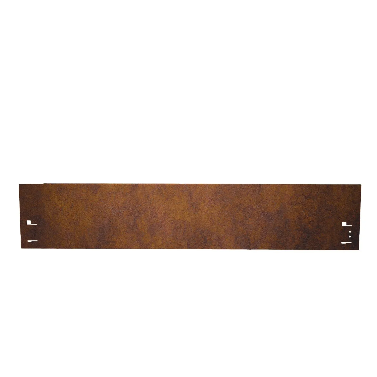 "Bordure jardin Acier corten, 120 cm de long, 13,5 - 18,5 cm de hauteur, bordure de jardin - métal galvanisé à chaud, Large: 18.5 cm image"