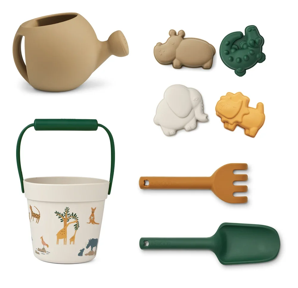 "Liewood Strand & Garden Set (jouets de plage) - Florence, Sandy image"