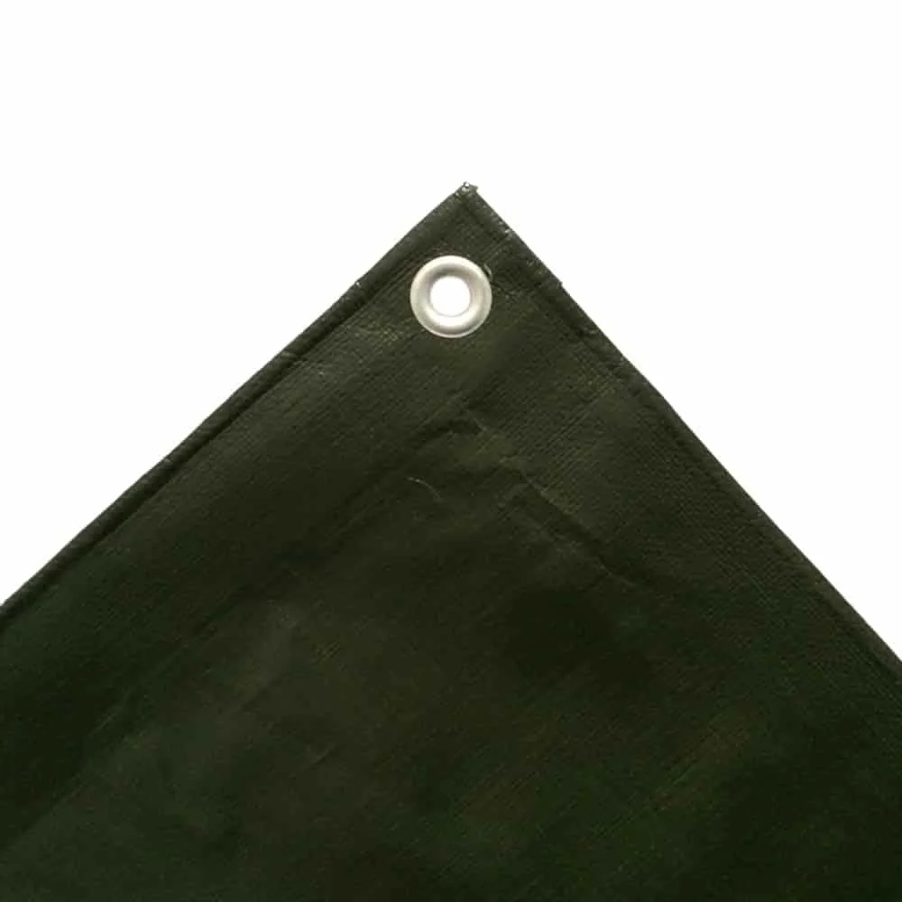 "Bâche de Protection 10x12m, Verte, Étanche, 210g/m² image"