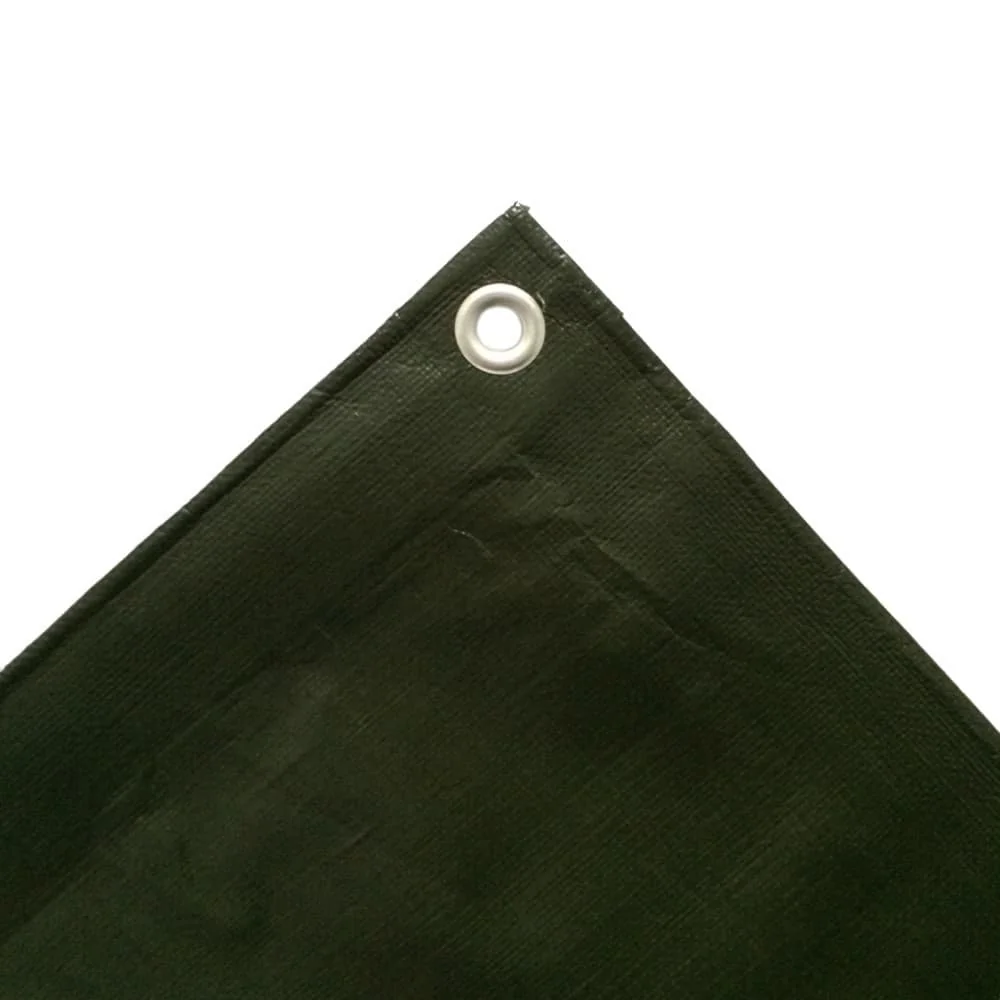 "Bâche de Protection Verte 210g/m², 1,5x6m - Étanchéité et Anti-UV image"