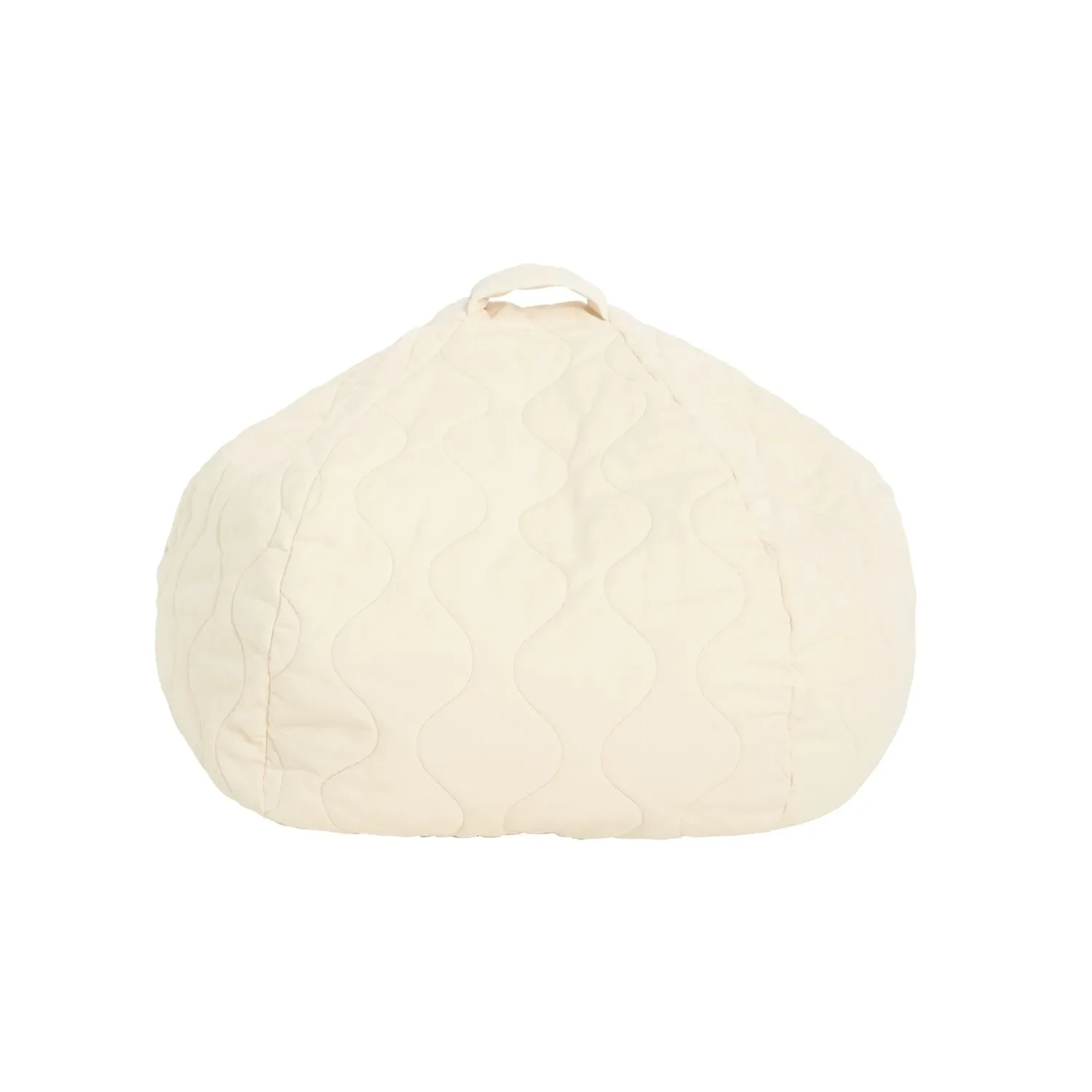 "Nobodinoz LANDSCAPE Pouf - Rond, 65 x 40 cm, couleur : NATURAL image"