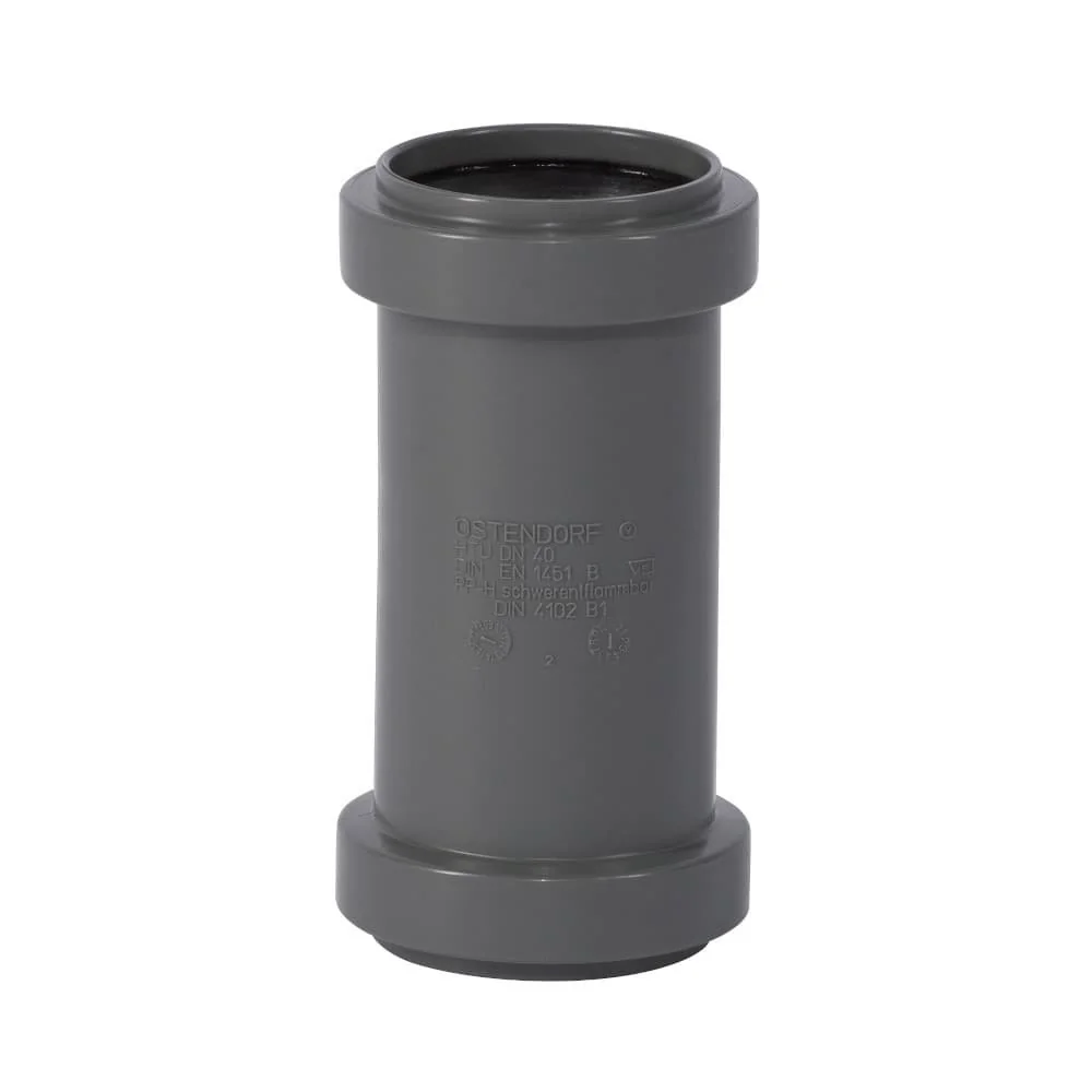 "Manchon de raccordement HTsafeU DN40 pour tuyau d'évacuation PVC image"