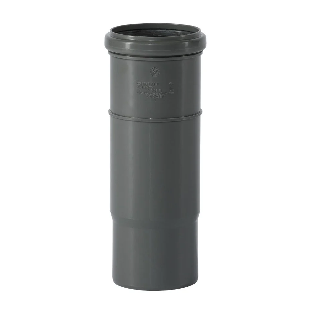 Manchon long PVC DN75 anti-bruit pour évacuation eaux usées