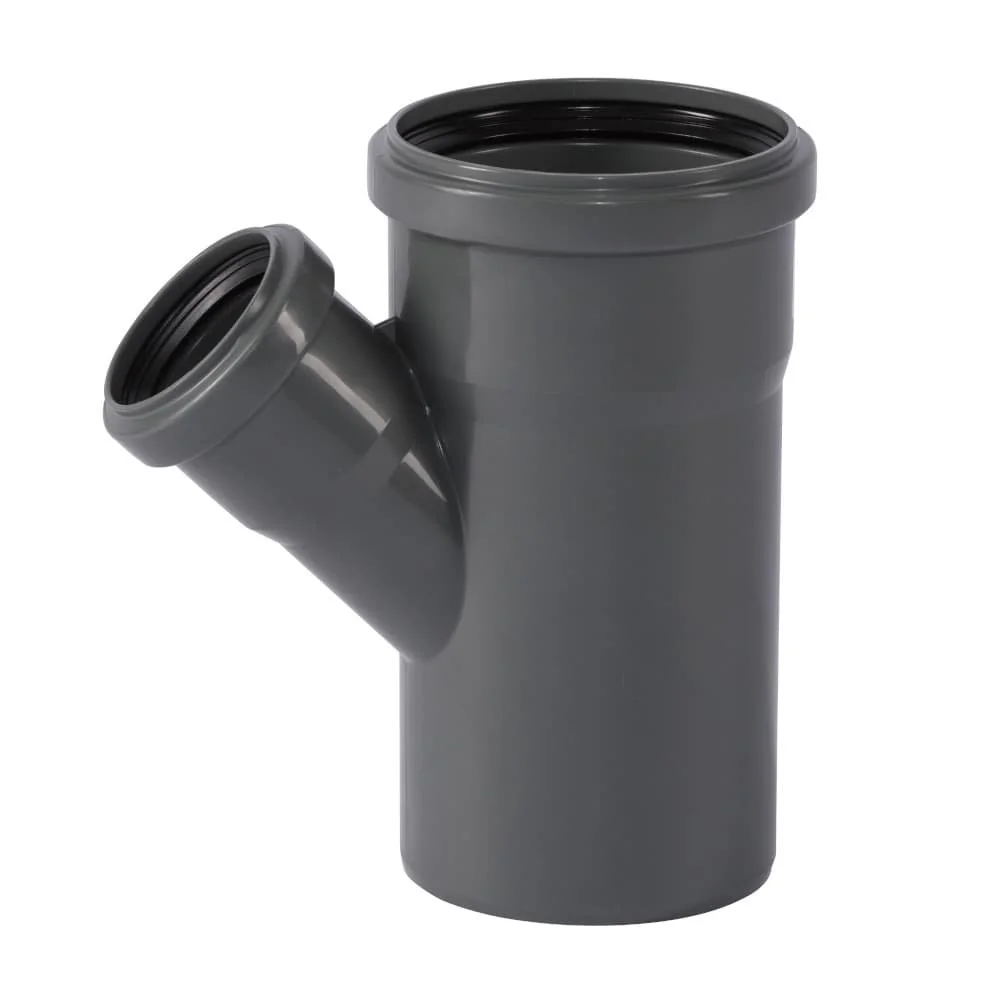 "Raccord PVC d'Évacuation DN 90/50, 45 Degrés image"
