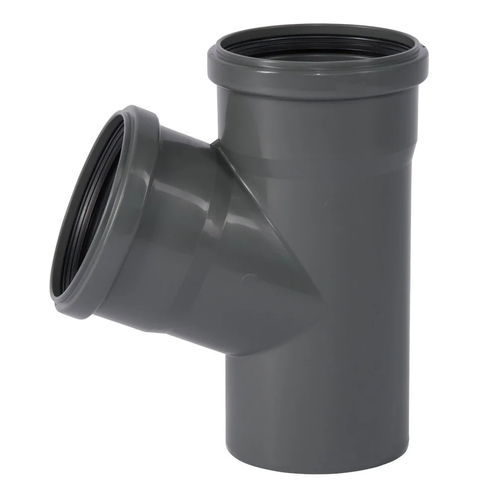 "Raccord PVC 110, Branchement PVC 110, Coude PVC 67 degrés image"
