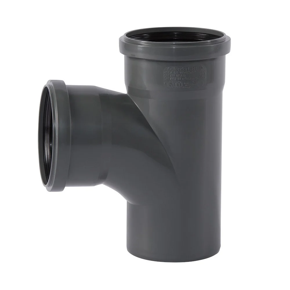 Culotte HT DN/OD 110/110 87° pour Évacuation des Eaux Usées