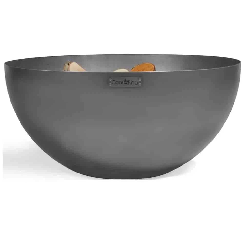 "Brasero de Jardin Premium 'Dallas' 85cm en Acier Naturel - Chaleur et Style image"