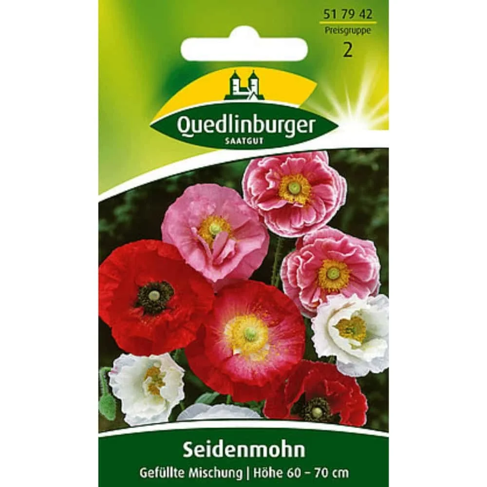 Graines de Pavot Somnifère, Mélange de Fleurs de Pavot, Plantes de Plates-bandes Colorées