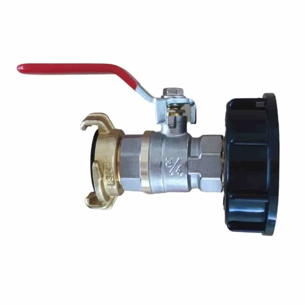 "Kit Adaptateur IBC S60 avec Vanne 3/4" - Raccordez Facilement Votre Conteneur image"
