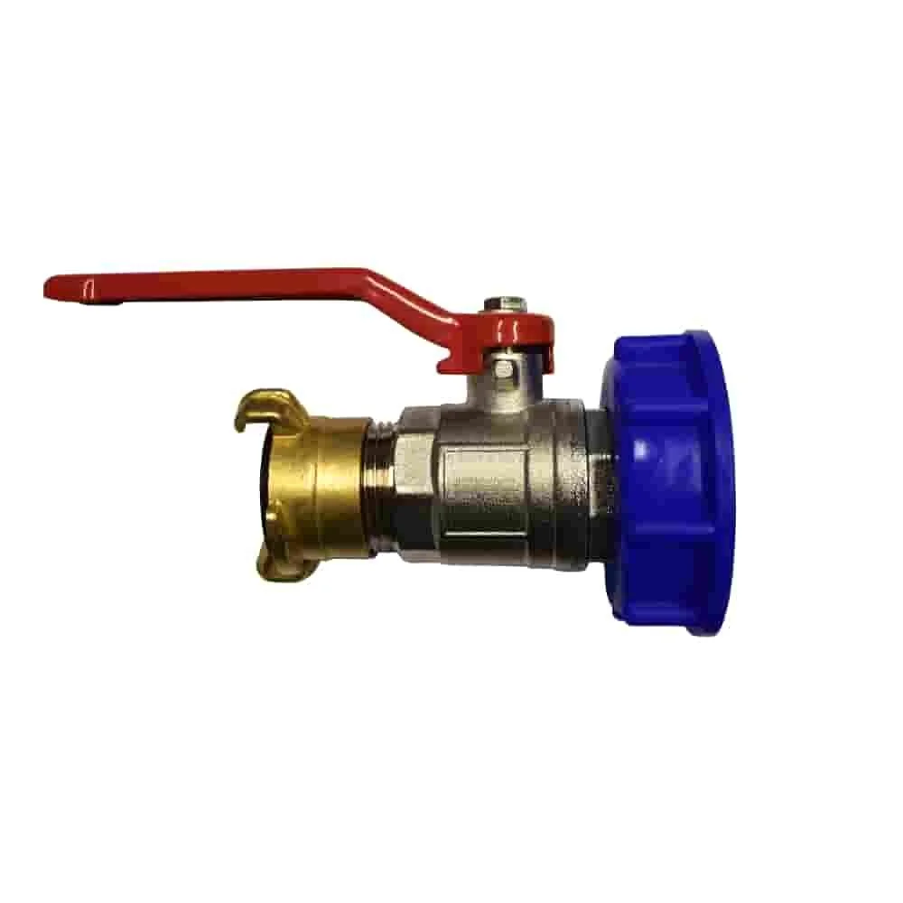 "Adaptateur IBC S60 avec Robinet à Boisseau Sphérique 1 pouce image"