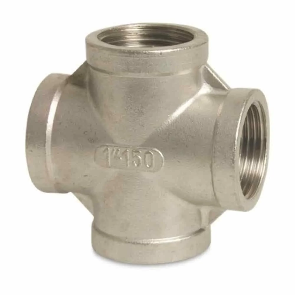 "Raccord Fileté Inox, Croix 90°, 1/2" IG V4A image"