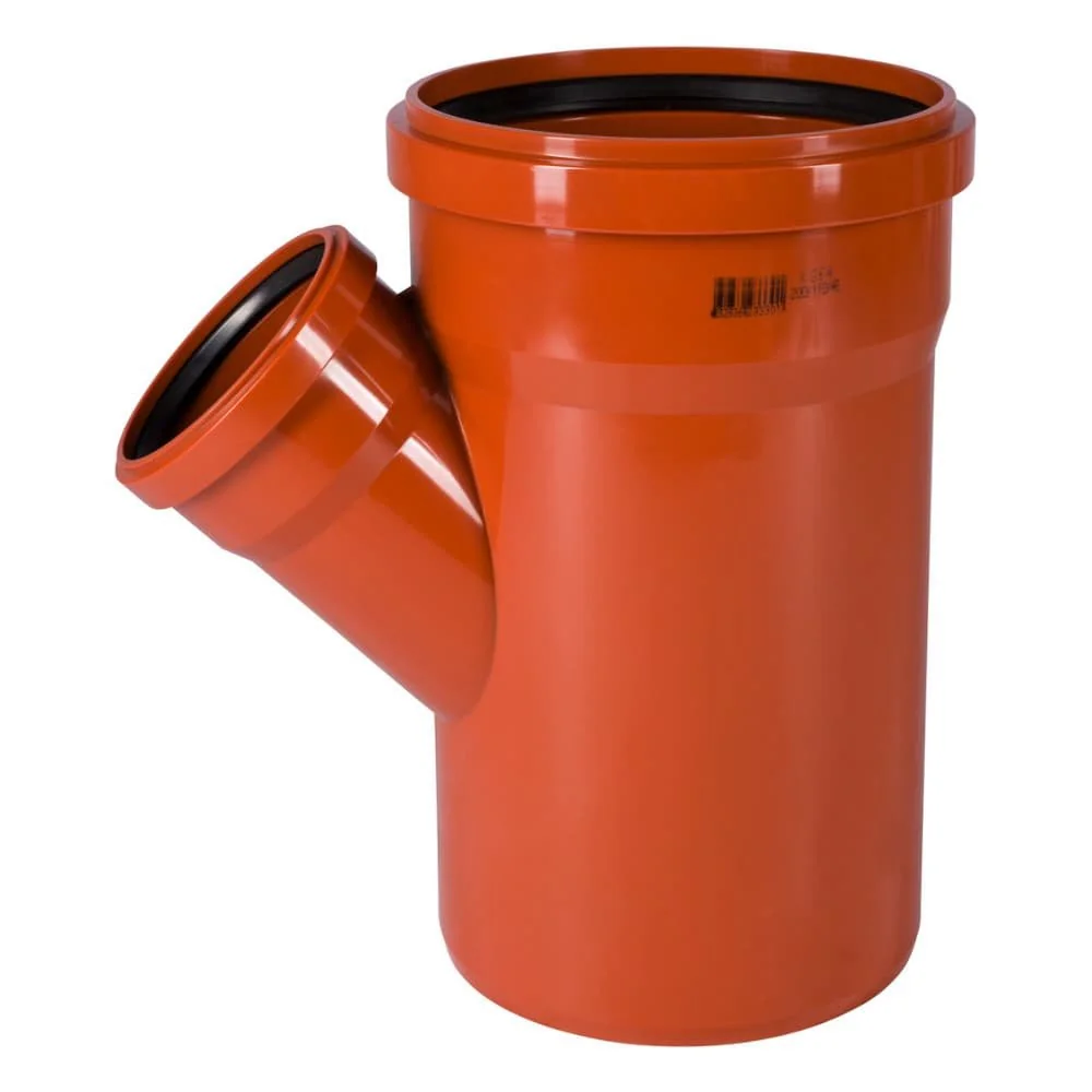 Culotte PVC 45 degrés 200/110 KGEA - Raccordement Assainissement