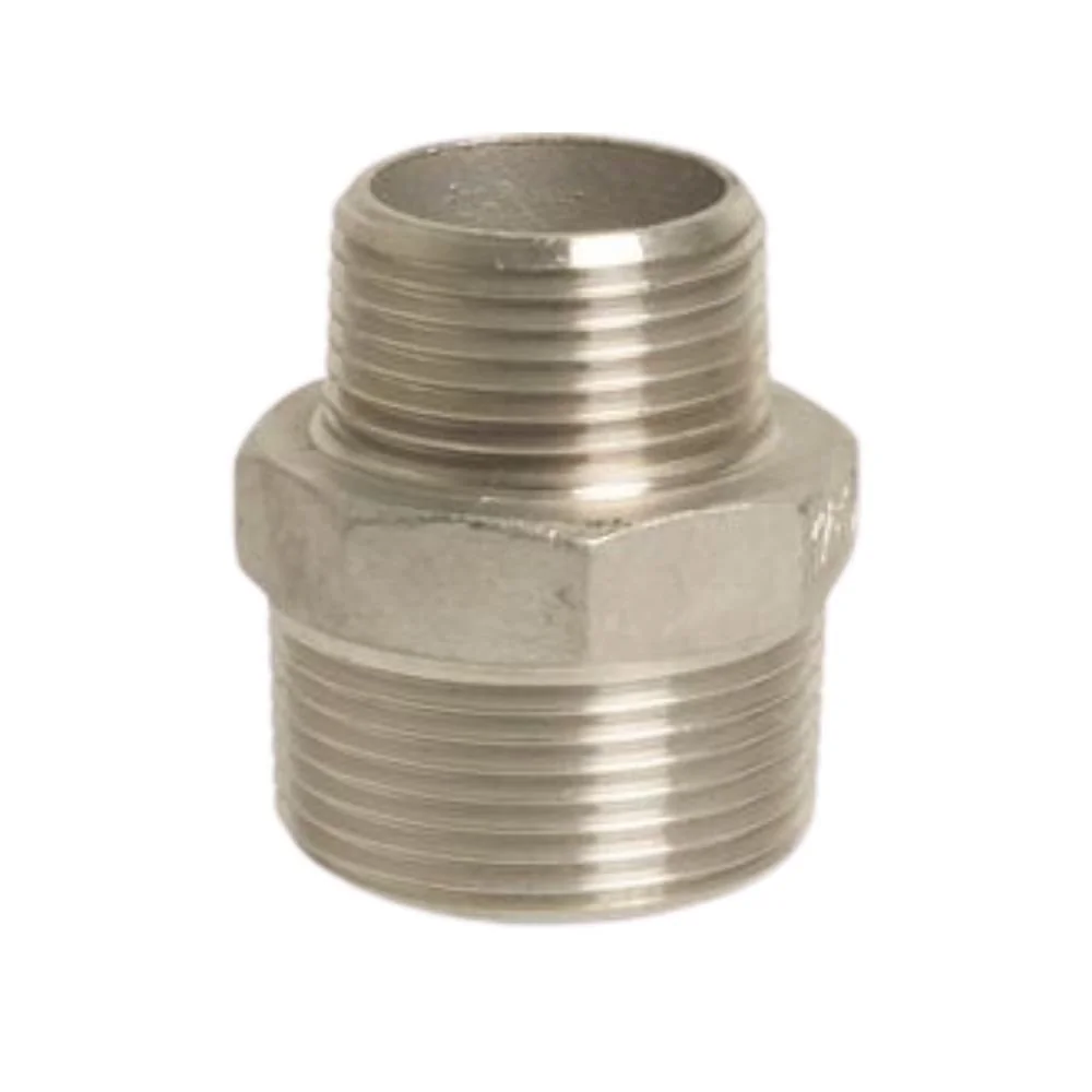 "Raccord fileté en acier inoxydable Réducteur 2" AG x 1 1/4" AG image"