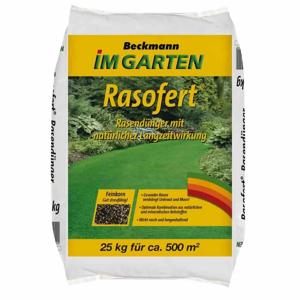 Engrais Gazon Organo-Minéral Longue Durée 25kg, 500m²