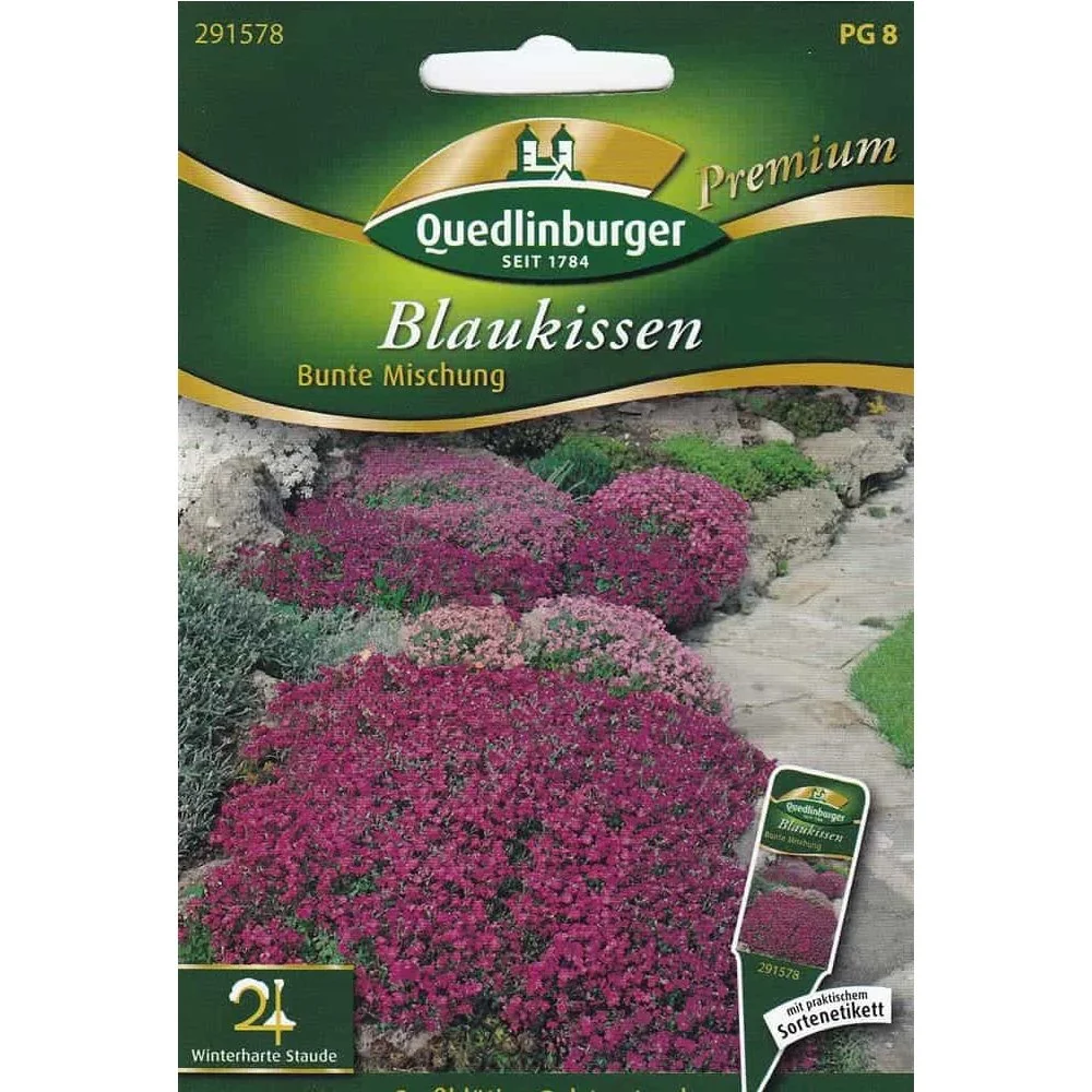 Coussin Bleu - Mélange Coloré de Plantes Vivaces Couvre-Sol