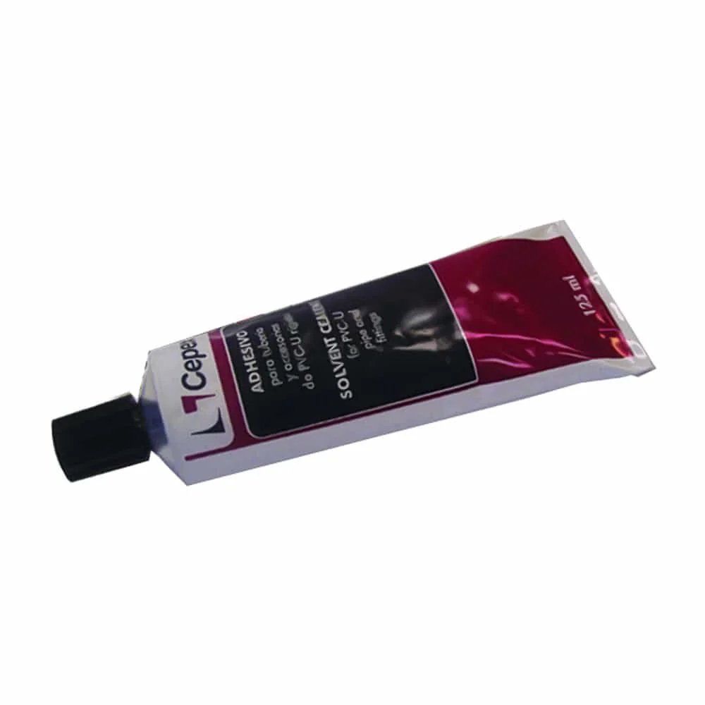 "Colle PVC-U 125ml : Collage Fiable pour Tuyaux PVC image"