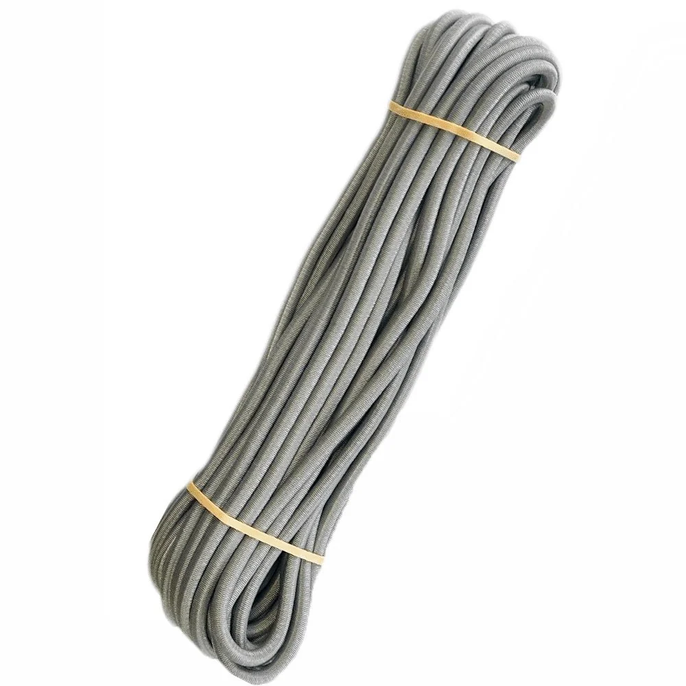 "Corde élastique grise 8mm, Sandow tendeur UV 20m pour jardin image"