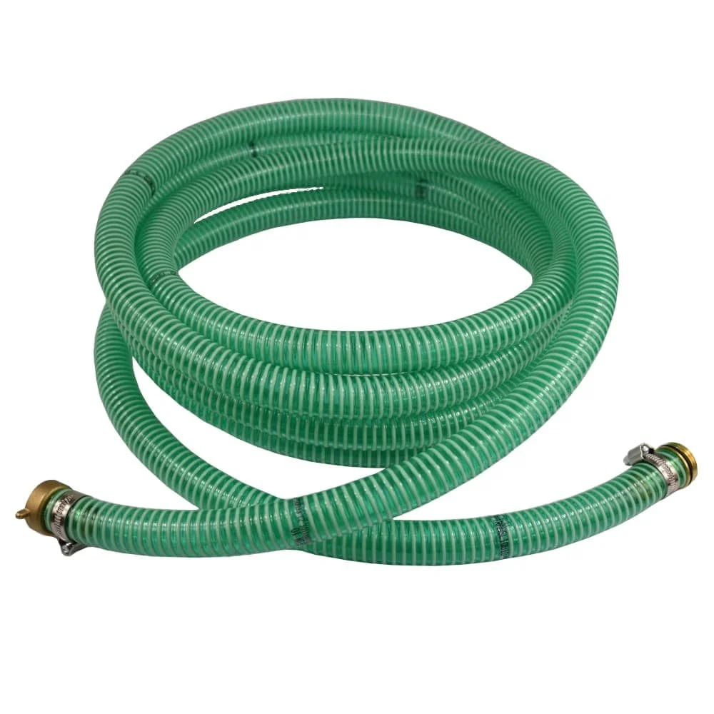 "Tuyau d'aspiration et de refoulement 1 pouce, Kit 6m avec raccords en laiton image"
