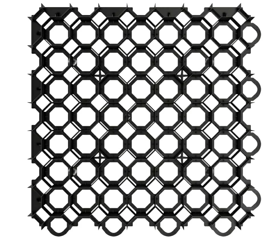 "Grille de gazon en plastique, quantité : 1 pièce, couleur : noir image"
