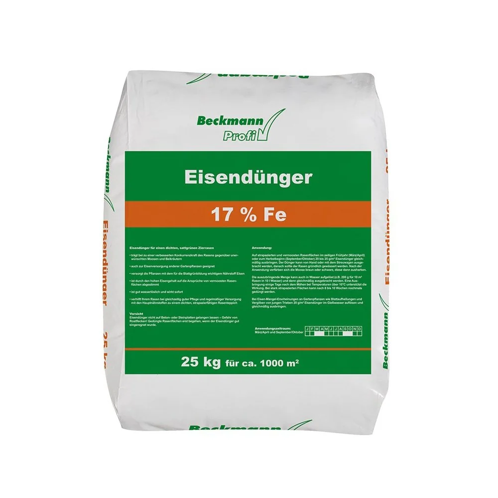 "Engrais fer 25 kg, Sulfate de fer 17%, anti mousse gazon, pour environ 1000m² image"