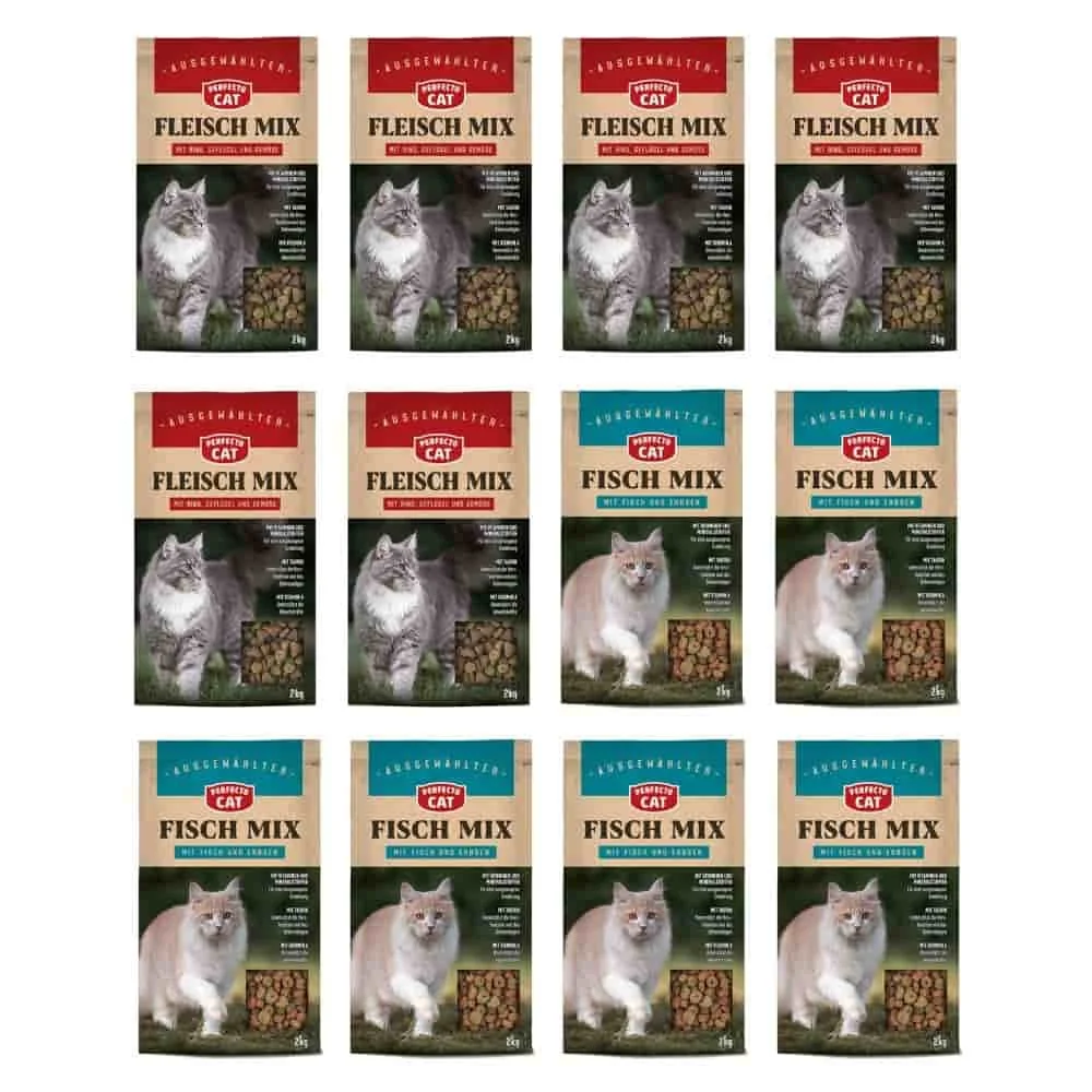 "Croquettes chat 24kg, nourriture pour chat Classic Knusper-Mix image"
