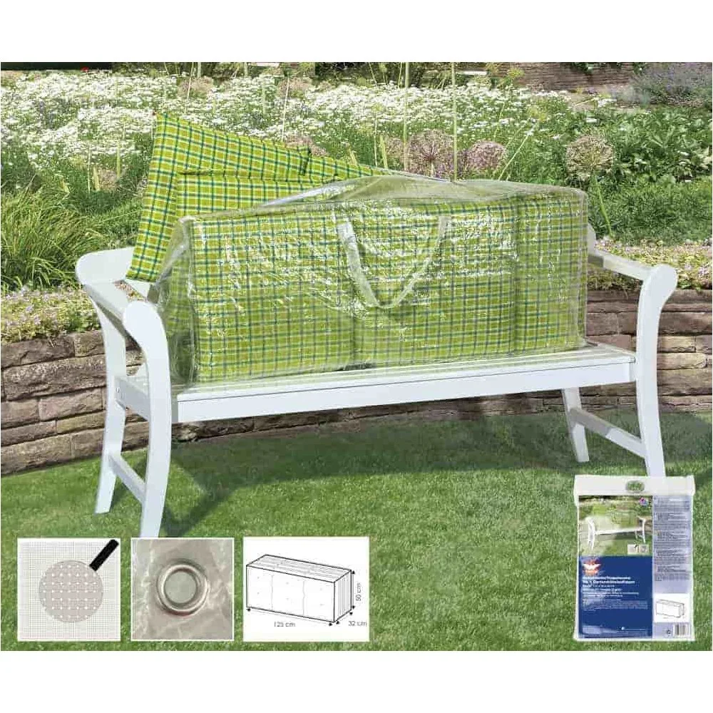 "Housse de protection transparente pour coussins de fauteuil image"