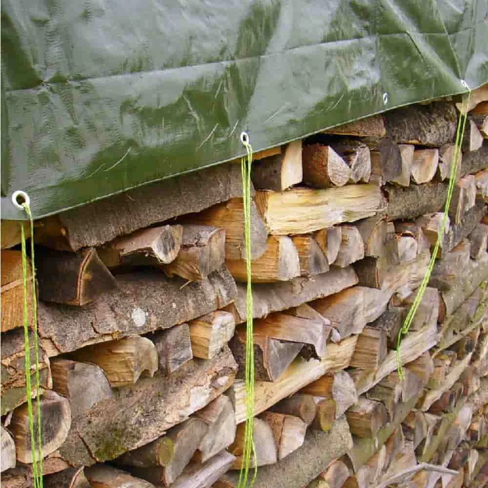 "Bâche de Protection 4x8m Verte 210g/m² - Étanche, Anti-UV et Résistante image"