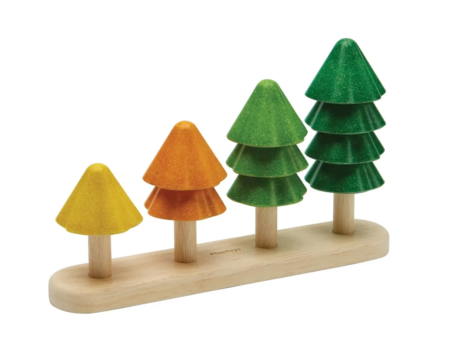 Plan Toys - Jeu de tri - Trier et compter les arbres, bois d'hévéa