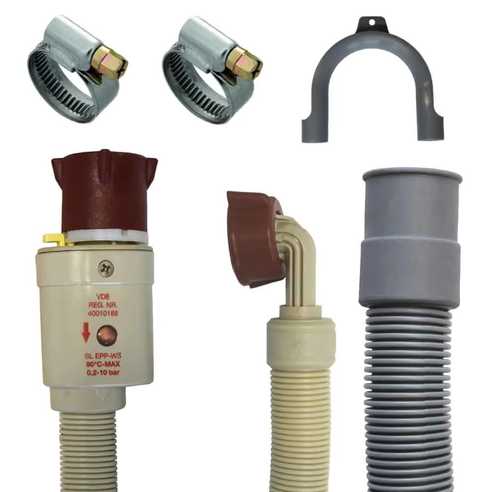 "Kit Raccordement Lave-Linge 2,5m Aquastop & Tuyau Vidange image"