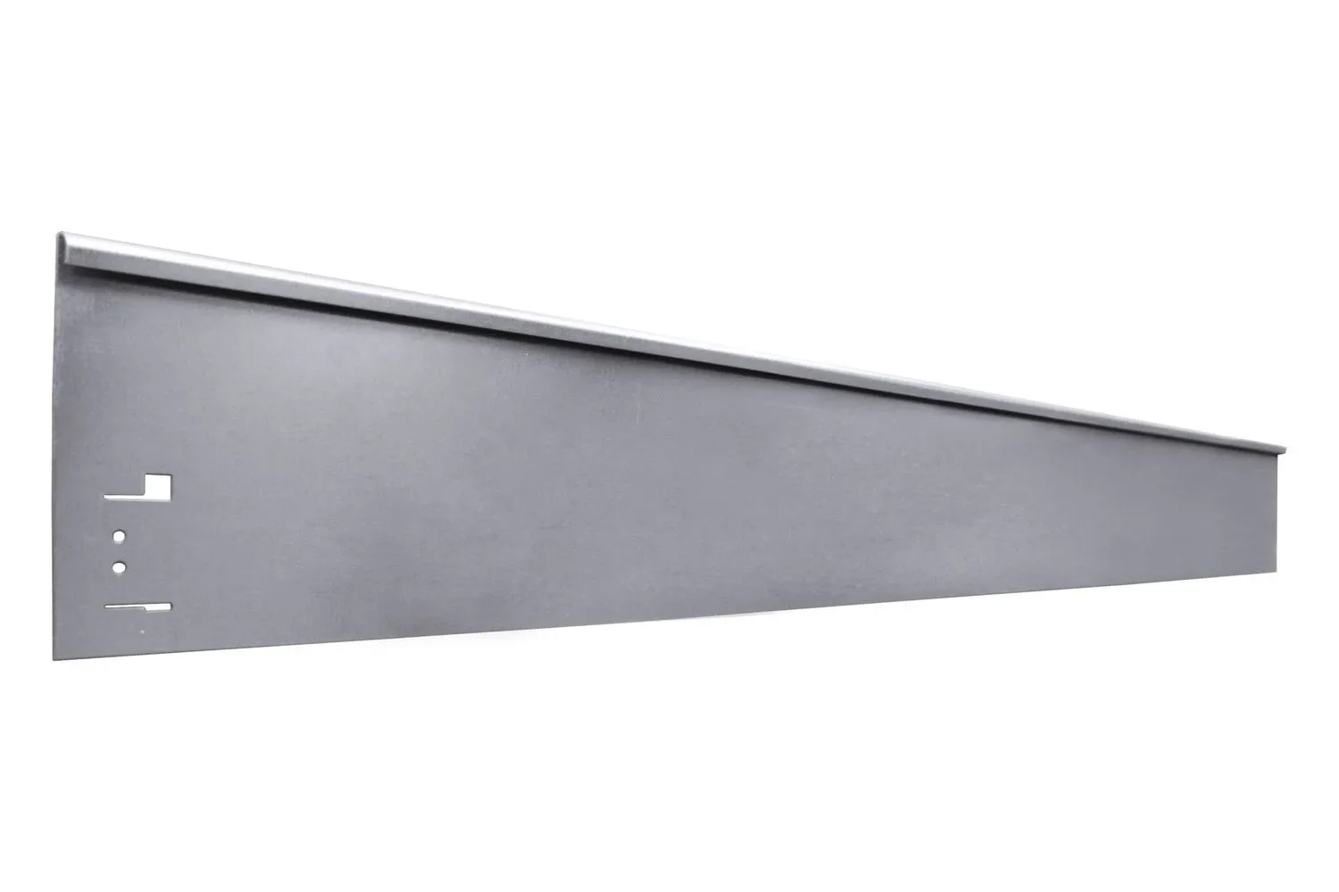 "Bordure métallique galvanisée pour pelouse, hauteur 13,5-18,5 cm, longueur 120 cm image"