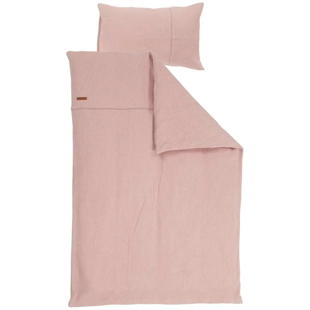 "Little Dutch becquet linge de lit uni rose "Pure Pink" 100 x 135 image"