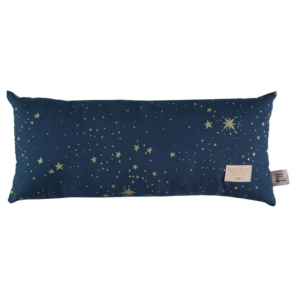 "Nobodinoz Oreiller "Hardy" étoiles dorées bleu image"