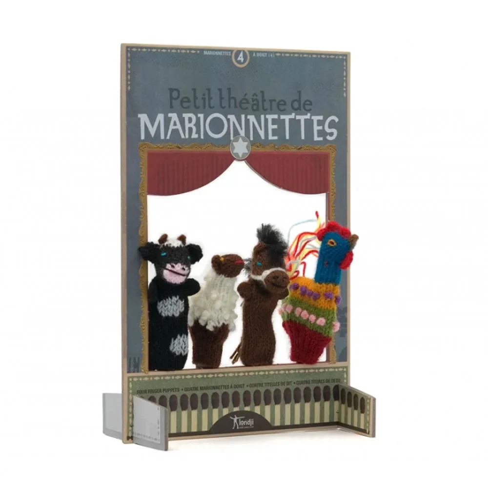 "Londji marionnettes à doigt set animaux de la ferme image"
