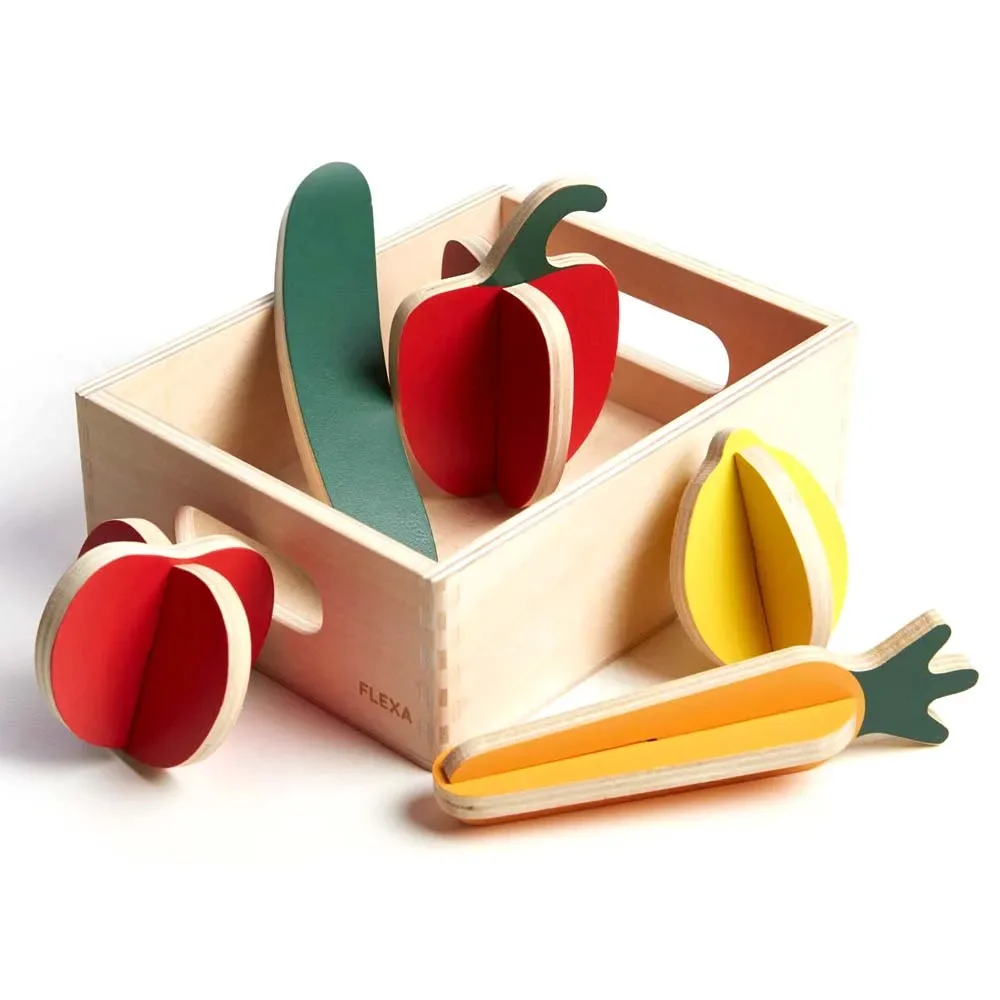 "Flexa Enfants Aliments en bois Légumes image"