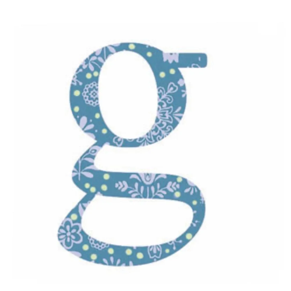 "Lilipinso Sticker bleu lettre g image"