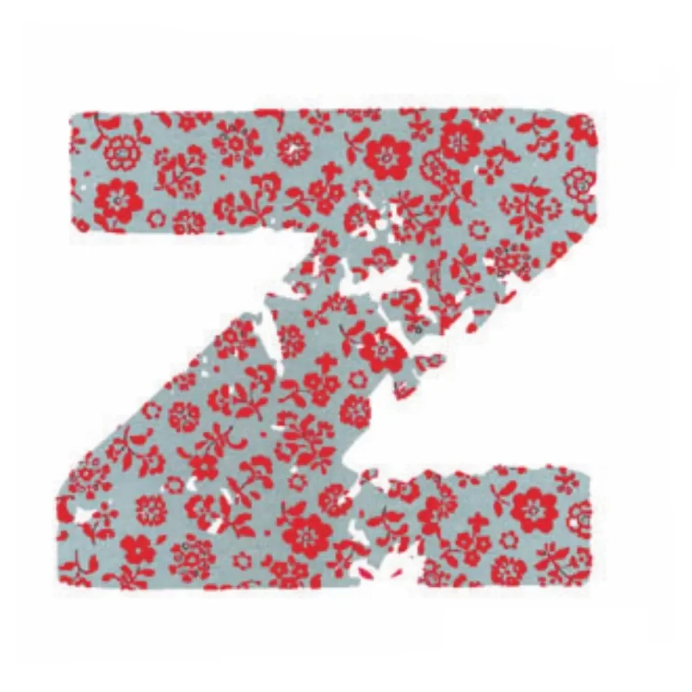 "Lilipinso sticker rose lettre z image"